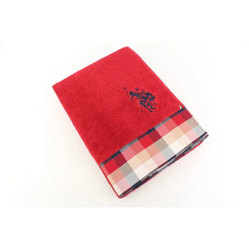 Wybór klientów Ręcznik US Polo Bath Red Check, 70x140 cm Bonami