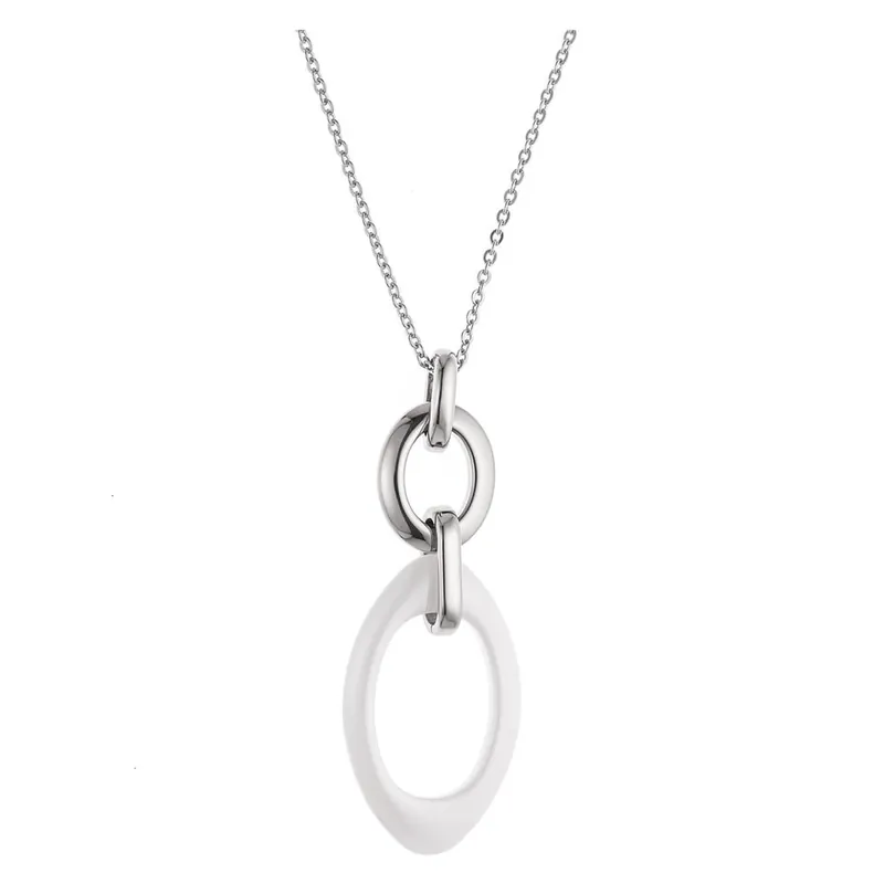 Ostatnia szansa Naszyjnik Steel Ceramic White Bonami