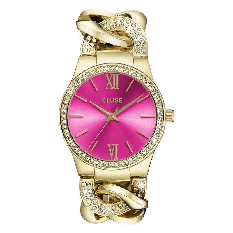 Zegarek damski Brillante Gold/Cerise, 38 mm Bonami Rabat