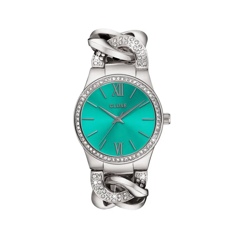 Zegarek damski Brillante Silver/Mint, 38 mm Bonami Rabat