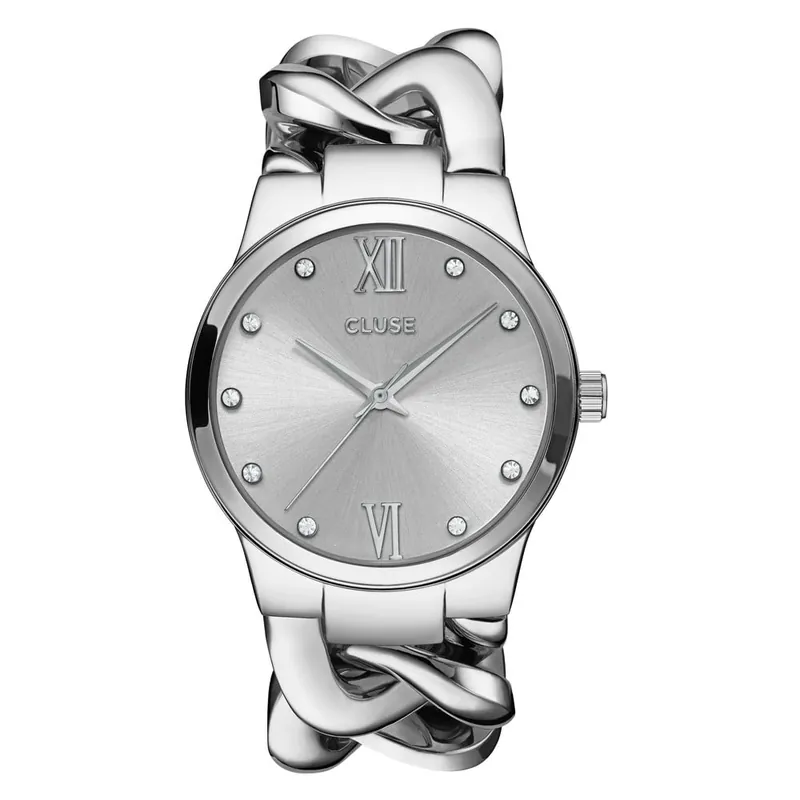 Tylko do końca tygodnia Zegarek damski Elegante Stone Silver, 38 mm Bonami