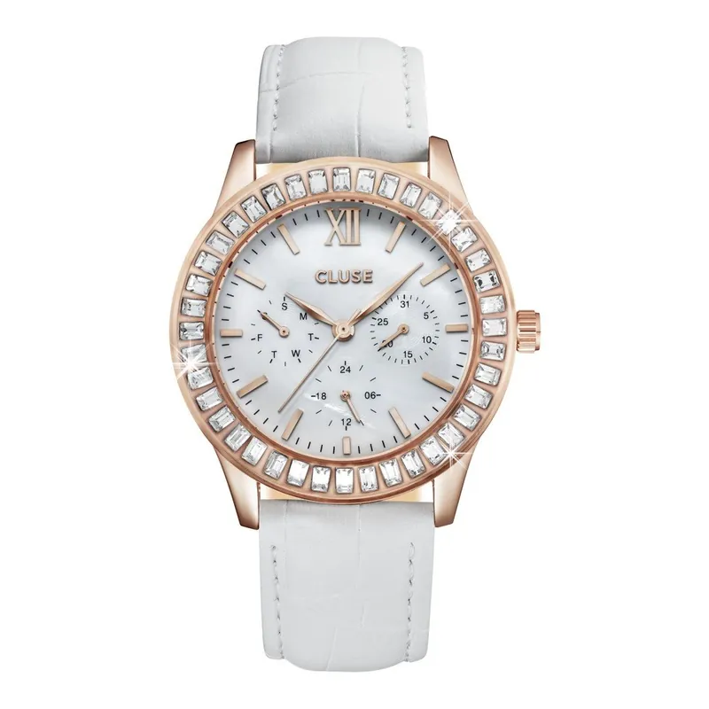 Zegarek damski Arabesque Rose Gold White, 40 mm Bonami Ograniczona ilość