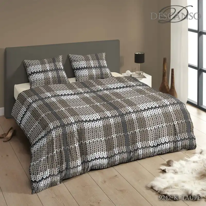 Pościel Descanso Taupe, 240x200 cm Bonami Wyprzedaż
