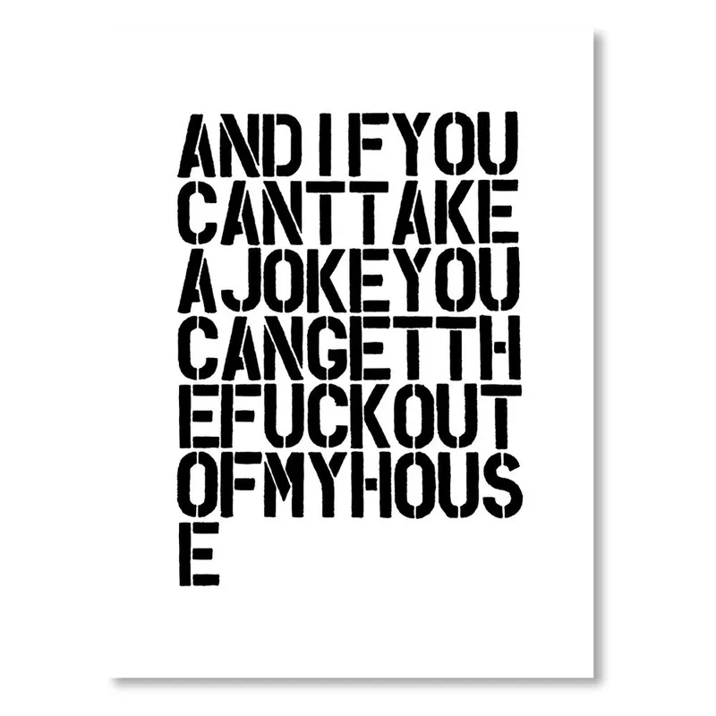 Nowość Plakat "And If You Can‘t Take A Joke", 42x60 cm Bonami