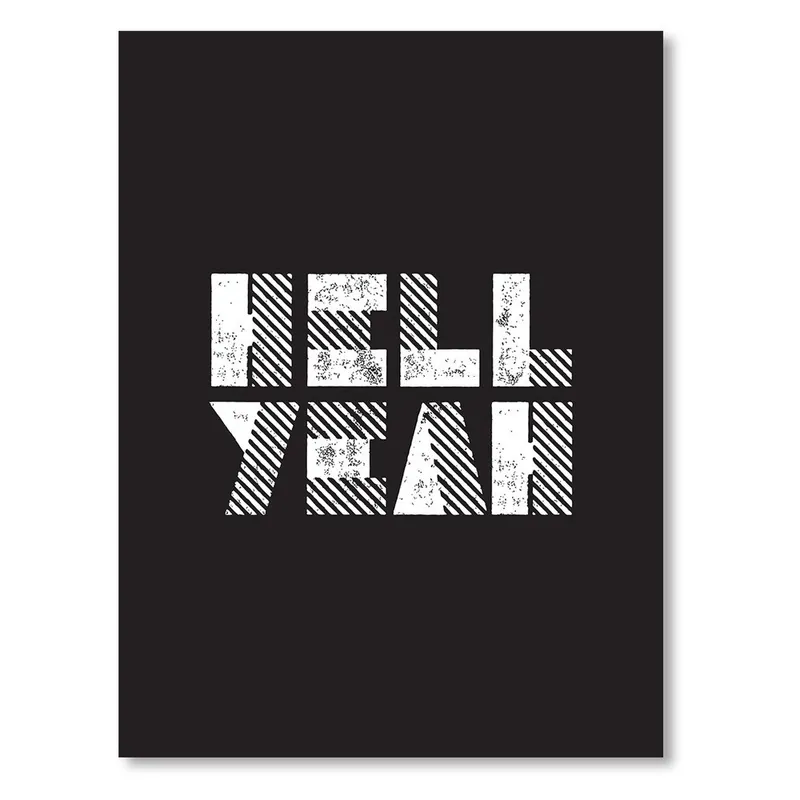 Plakat "Hell Yeah", 42x60 cm Bonami Tani