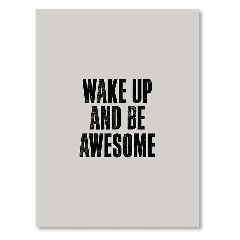 Plakat "Wake up and Be Awesome", 42x60 cm Bonami Tani
