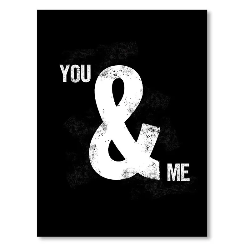 Zamów teraz Plakat "You Ampersand Me", 42x60 cm Bonami
