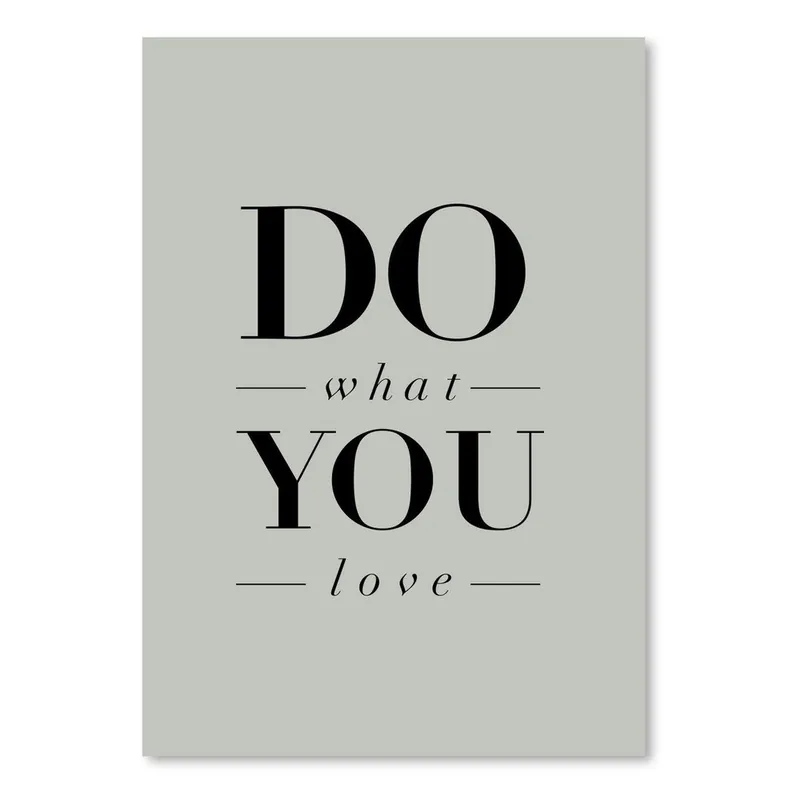 Plakat "Do What You Love Serif", 42x60 cm Bonami Niska cena