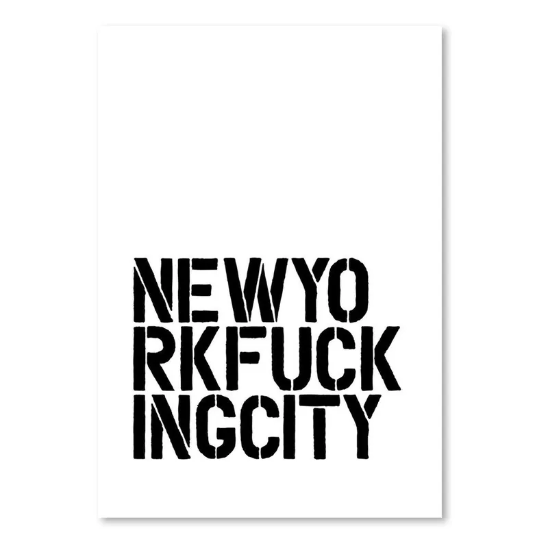 Plakat "New York Fucking City", 42x60 cm Bonami Bezpieczna płatność