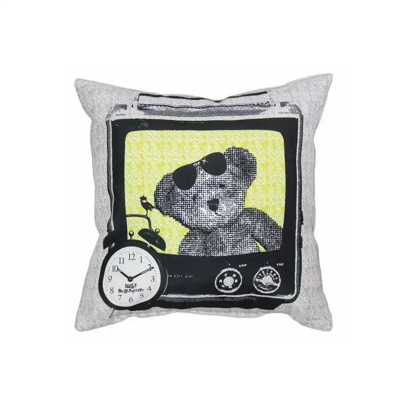 Cena promocyjna Poduszka Lulu TV Gris, 40x40 cm Bonami