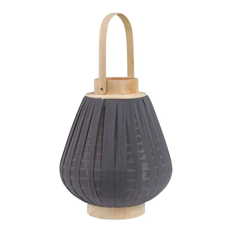 Rabat Lampa stołowa Lampion Grey, 24,5x40 cm Bonami