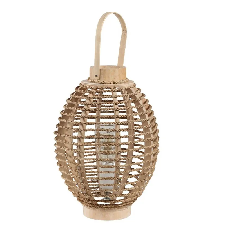 Lampa stołowa Lampion Natural, 27x51 cm Bonami Oferta