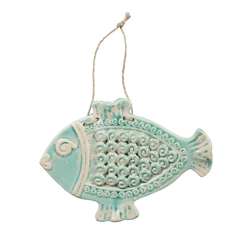 Dekoracja wisząca Fish Poiss Green, 28,5x21 cm Bonami Nie przegap