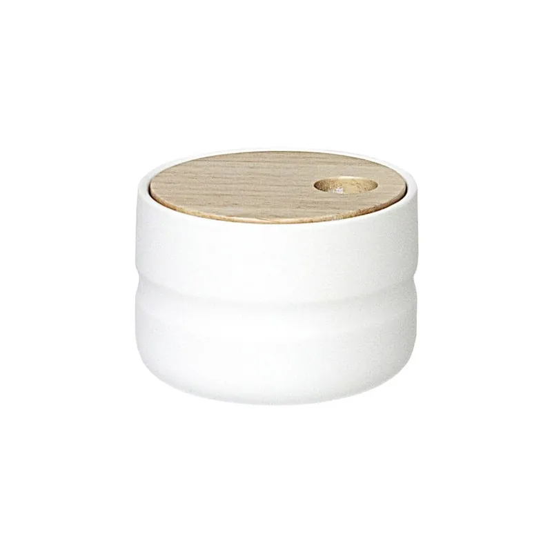 Pojemnik ceramiczny Wooden Cover Small Bonami Super okazja