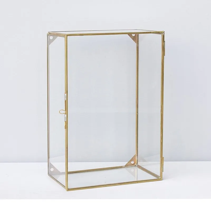 Cena promocyjna Szafeczka wisząca Glass Brass Bonami