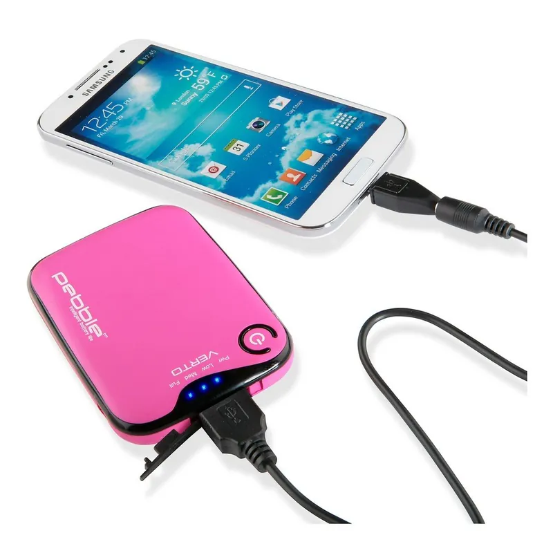 Różowy powerbank Pebble Verto Bonami Tani