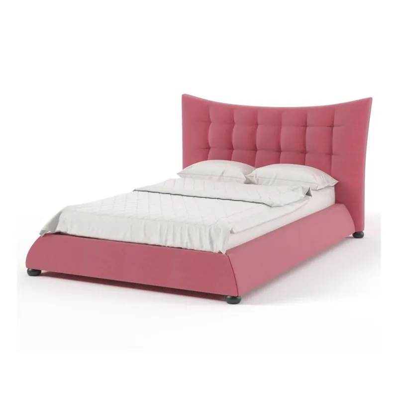 Bestseller Łóżko Morgan Pink, 160x200 cm Bonami
