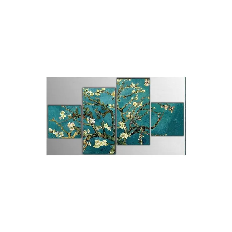 Czteroczęściowy obraz Art Flowers, 50x100 cm Bonami Oferta czasowa
