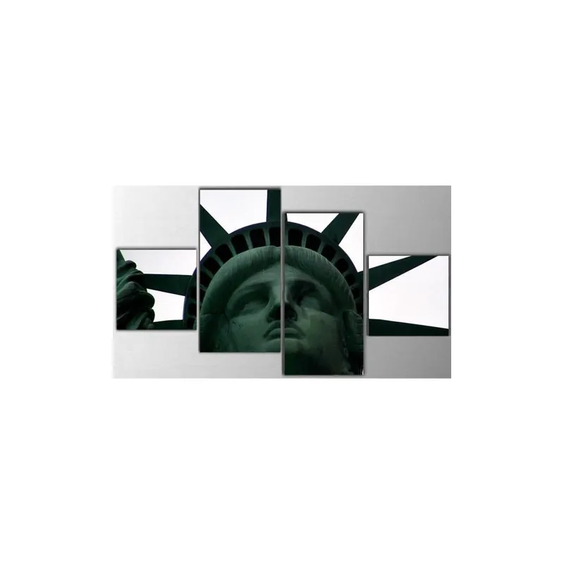 Popularny Czteroczęściowy obraz Statue of Liberty, 50x100 cm Bonami