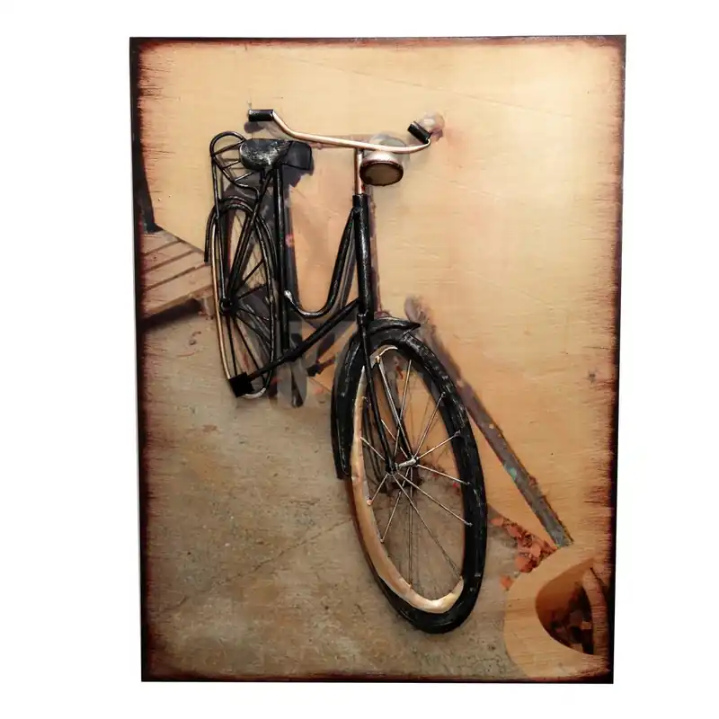 Zniżka Metalowa tabliczka Bicycle Headlight Bonami