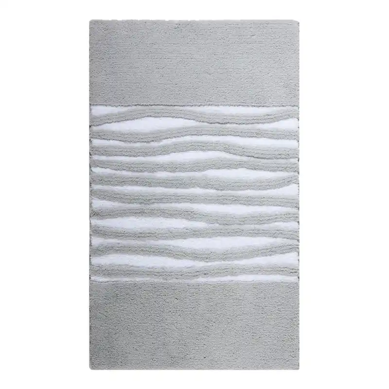 Wyjątkowa oferta Dywanik łazienkowy Morgan Silver Grey, 60x100 cm Bonami