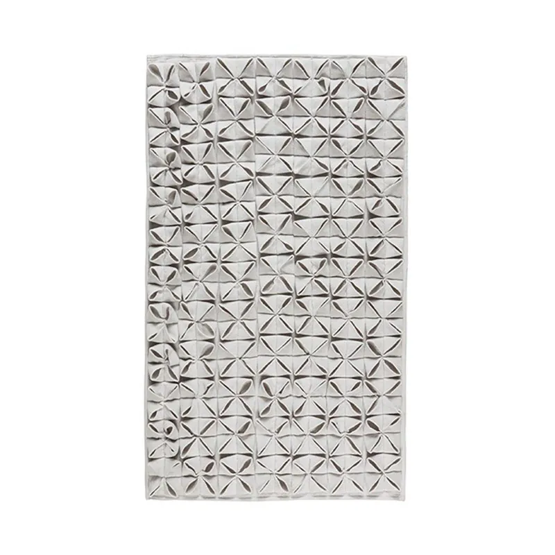 Bezpieczna płatność Dywanik łazienkowy z domieszką bawełny Aquanova Origami,, 60x100 cm Bonami