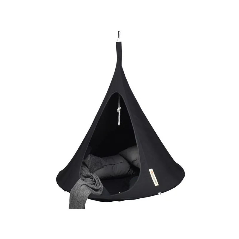 Czarny 1-osobowy namiot wiszący Cacoon Single Bonami Oferta czasowa