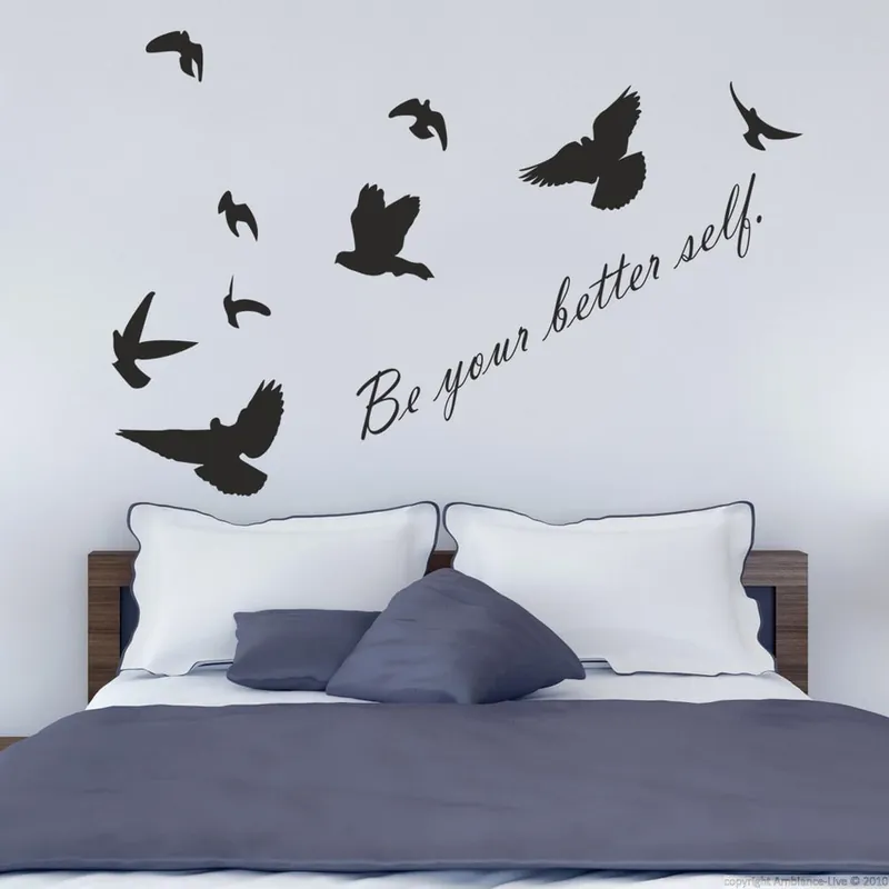 Naklejka Be Your Better Self Black, 70x50 cm Bonami Dostępne od ręki