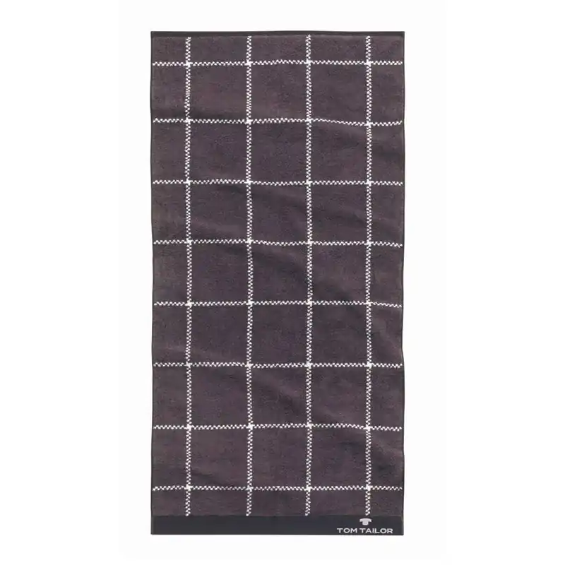 Ekspresowa dostawa Ręcznik Tom Tailor Jacquard Dark Grey, 90x200 cm Bonami
