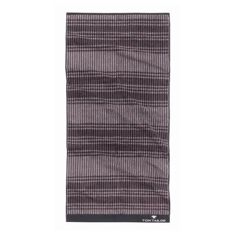 Ekspresowa dostawa Ręcznik Tom Tailor Code Dark Grey, 50x100 cm Bonami