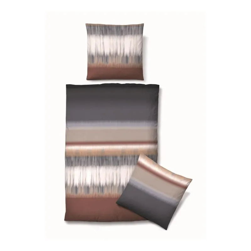 Oferta Pościel Biber Deluxe Rainbow Dark, 135x200 cm Bonami