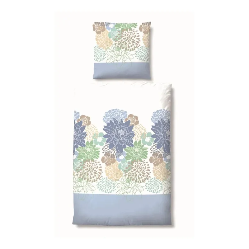 Pościel Maco Jersey Flowers Blue, 135x200 cm Bonami Do wyczerpania zapasów