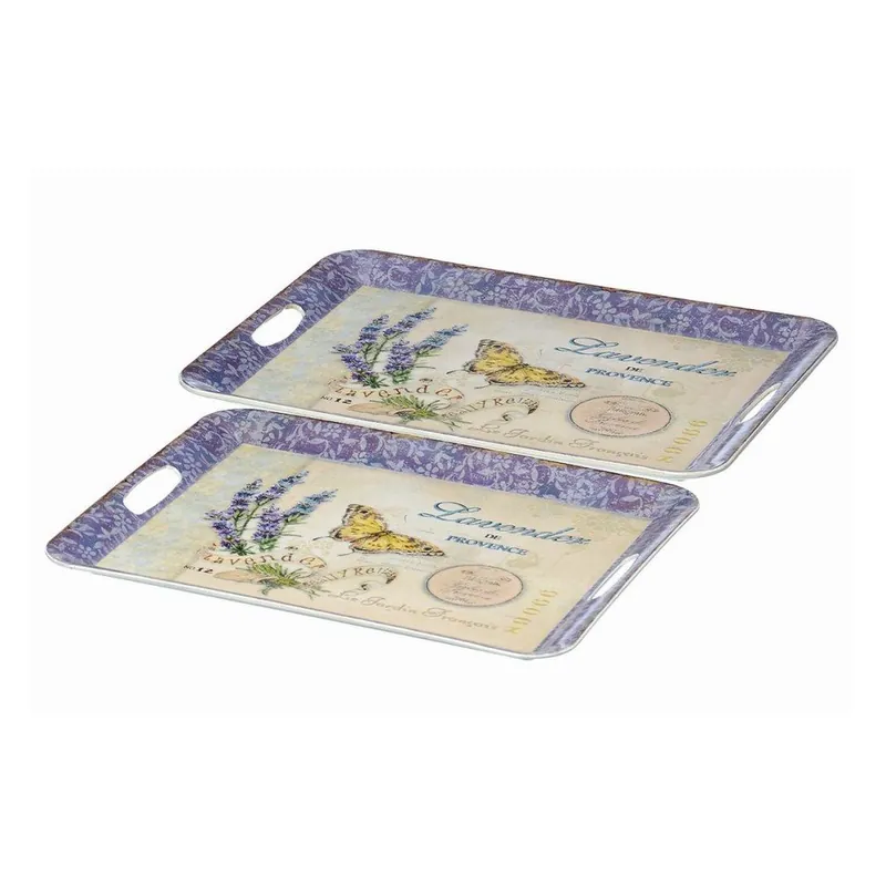 Ostatnia szansa Zestaw 2 tac Lavender Deco Bonami