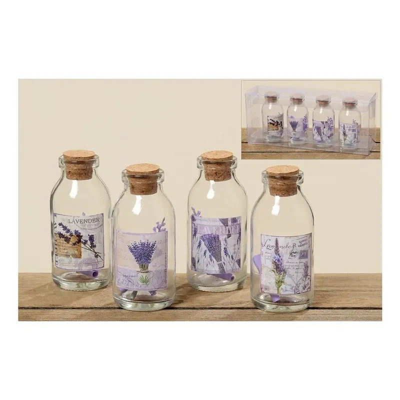 Ekspresowa dostawa Zestaw 4 pojemników Lavender Deco Bonami
