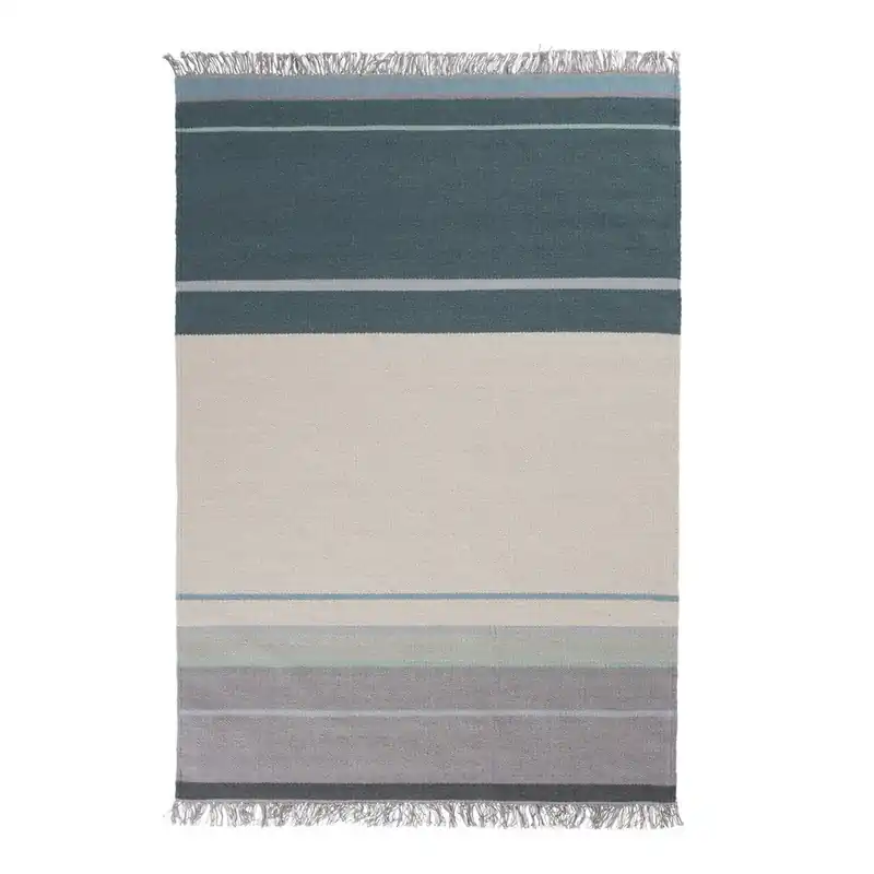 Dywan wełniany Linie Design Metallum Aqua, 80x150 cm Bonami Wyjątkowa oferta
