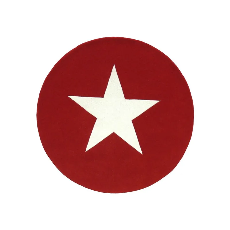 Wełniany dywan Star Red, 130 cm Bonami Bestseller