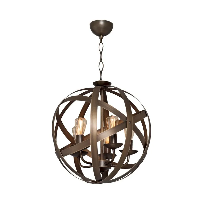 Tylko do końca tygodnia Brązowa lampa sufitowa Homemania Decor Planetos Bonami