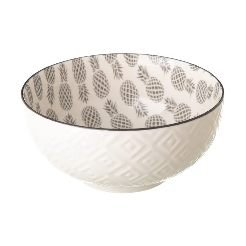 Bestseller Szaro-biała miska porcelanowa Unimasa Pinna, ⌀ 14,9 cm Bonami