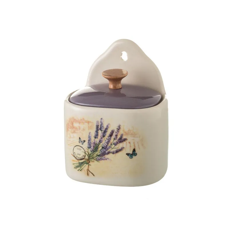 Pojemnik kamionkowy na sól Unimasa Lavender Bonami Oferta