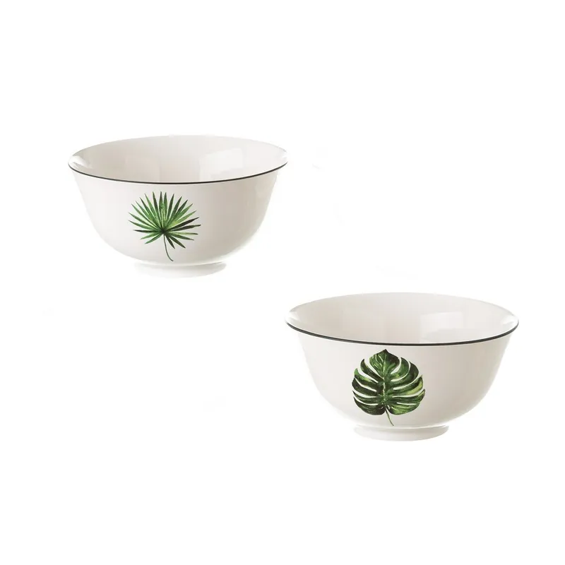 Zniżka Zestaw 2 miseczek ceramicznych Unimasa Tropic Bonami