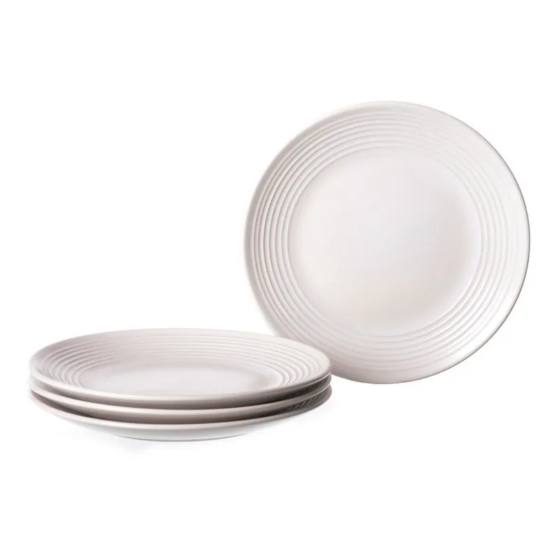 Dodaj do koszyka Zestaw 4 białych talerzy kamionkowych Unimasa Classic, średnica 21,5 cm Bonami