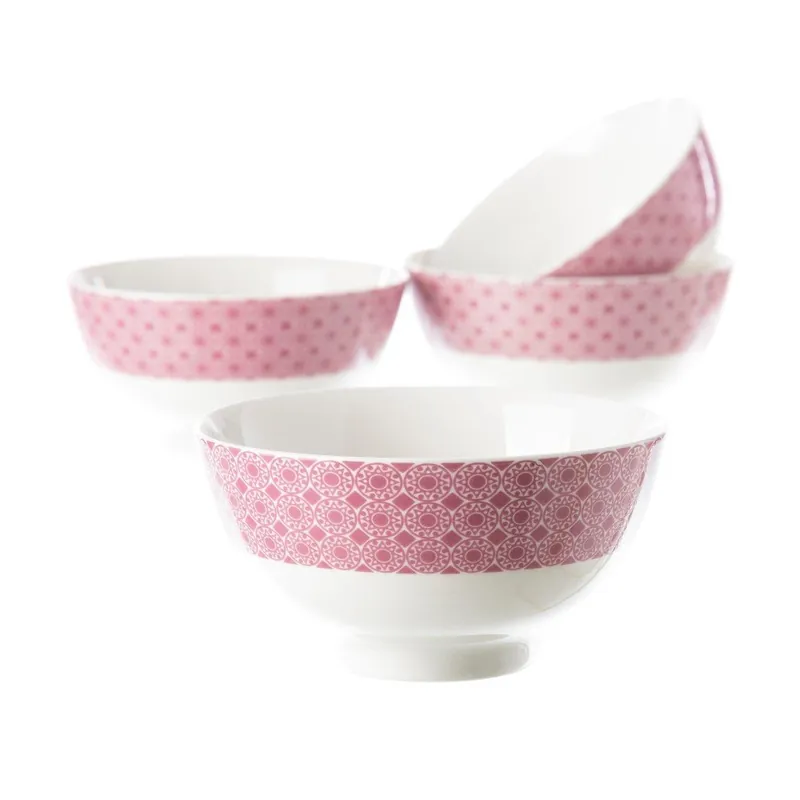 Zestaw 6 fioletowych porcelánových misek Unimasa Mandall Bonami Do wyczerpania zapasów