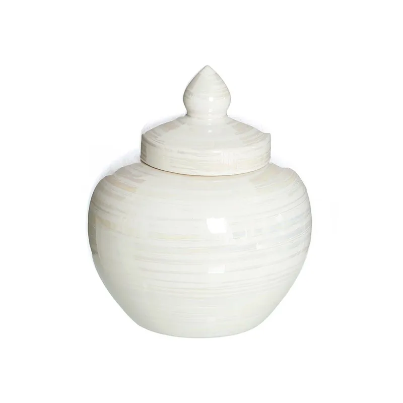 Biały pojemnik ceramiczny Ixia East Bonami Rabat