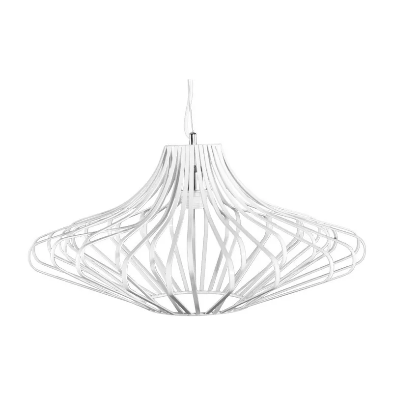 Biała lampa wisząca Mauro Ferretti Da Soffito Lin Bianco, 50x23 cm Bonami Zamów teraz