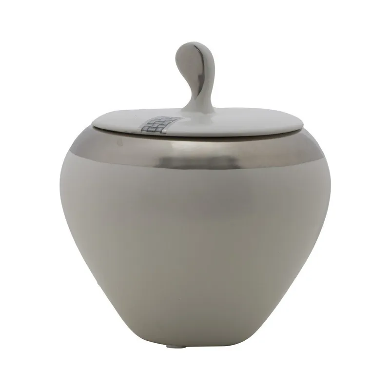 Dostępne od ręki Biały pojemnik ceramiczny Mauro Ferretti Luttich, 15 cm Bonami