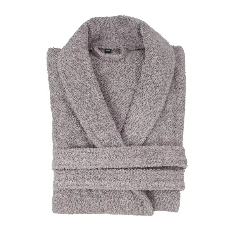 Wysoka jakość Jasnoszary szlafrok bawełniany Casa Di Bassi, rozm. XL/XXL Bonami