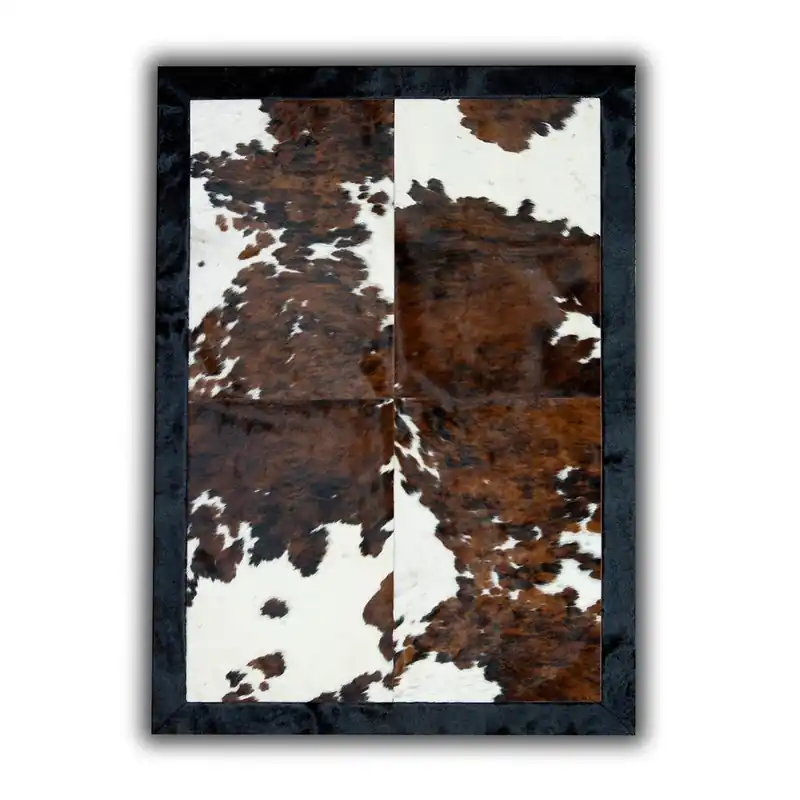 Brązowy dywan z prawdziwej skóry Pipsa Pieces, 140x200 cm Bonami Zamów teraz