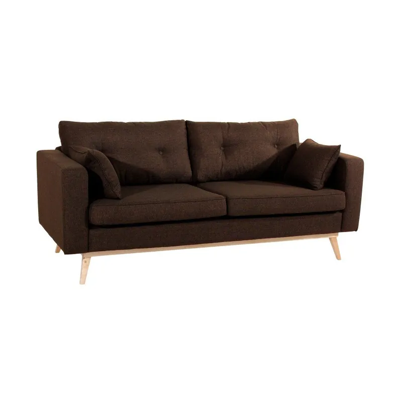 Brązowa sofa trzyosobowa Max Winzer Tomme Bonami Oferta limitowana