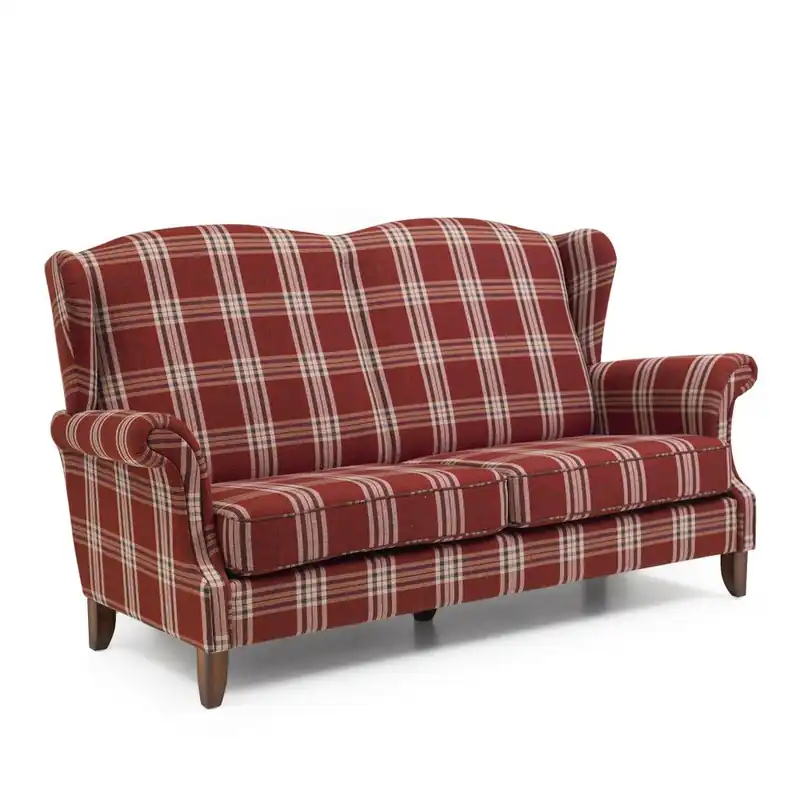 Hit cenowy Czerwona sofa w kratę Max Winzer Verita, 193 cm Bonami