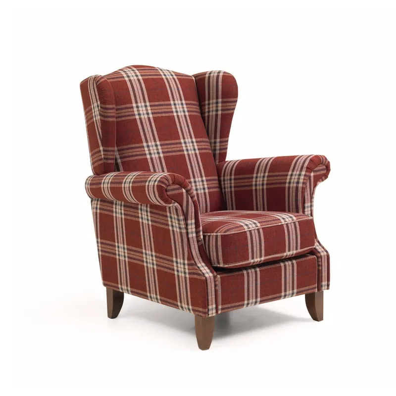 Oferta czasowa Czerwony fotel typu uszak Verita Velvet – Max Winzer Bonami